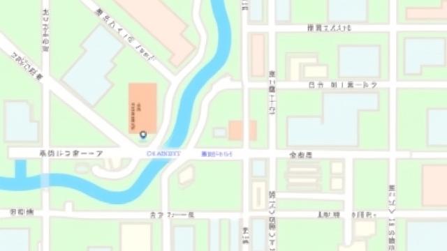 Kazenohanaの場所を示す地図。東京都江東区清澄の当社の住所がハイライトされています。